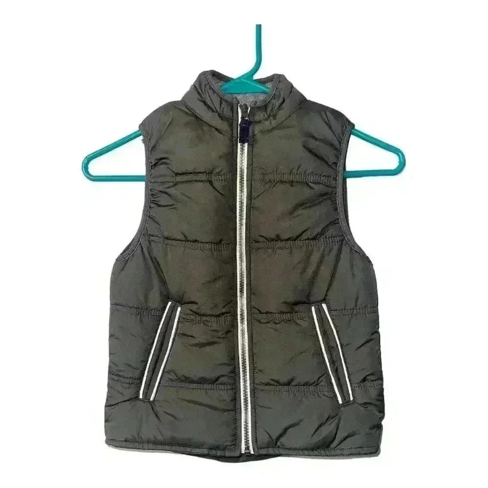 Carters Boys‎ Gray Puffer Vest, Size 4